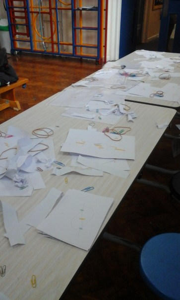 Table after Perplexing Paperclips 18 October 2019