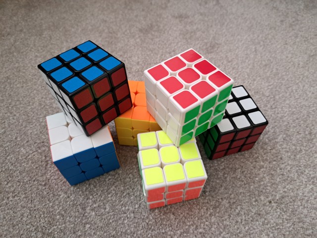 Six Generic Rubik's Cubes